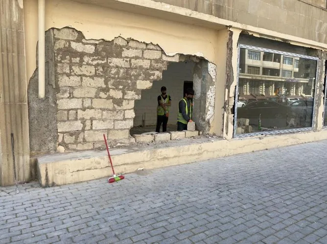 Bakıda tikintidə təhlükəsizlik qaydalarının pozulmasının qarşısı alındı - FOTO - VİDEO