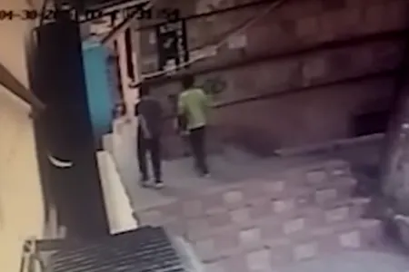 Bakıda bədbəxt hadisənin anbaan - Videosu