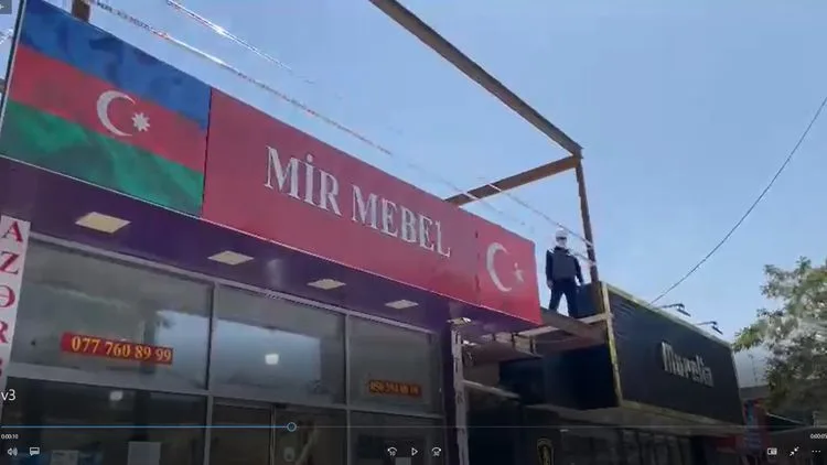 Bakıda daha bir qanunsuz tikintinin qarşısını alındı - VİDEO