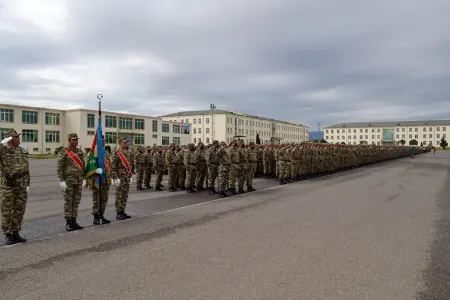 Azərbaycan Ordusunda andiçmə mərasimi keçirilib