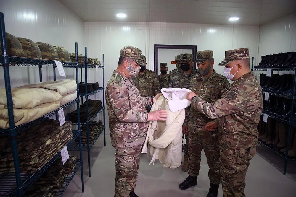 Azad olunmuş ərazilərdə yeni hərbi hissələrin açılışı olub - FOTO - VİDEO