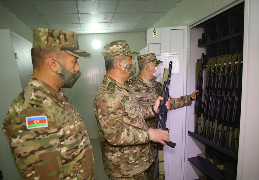 Azad olunmuş ərazilərdə yeni hərbi hissələrin açılışı olub - FOTO - VİDEO