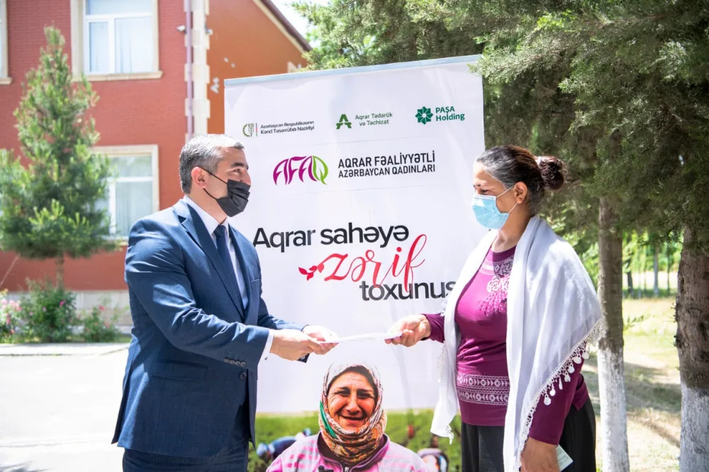 AFAQ layihəsi şərçivəsində İmişli rayonunda qadın fermerlərə dəstək göstərildi