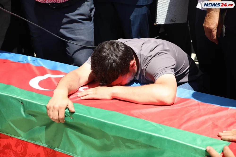 Kəlbəcərdə şəhid olan operator dəfn edildi - YENİLƏNDİ - FOTOLAR/VİDEO