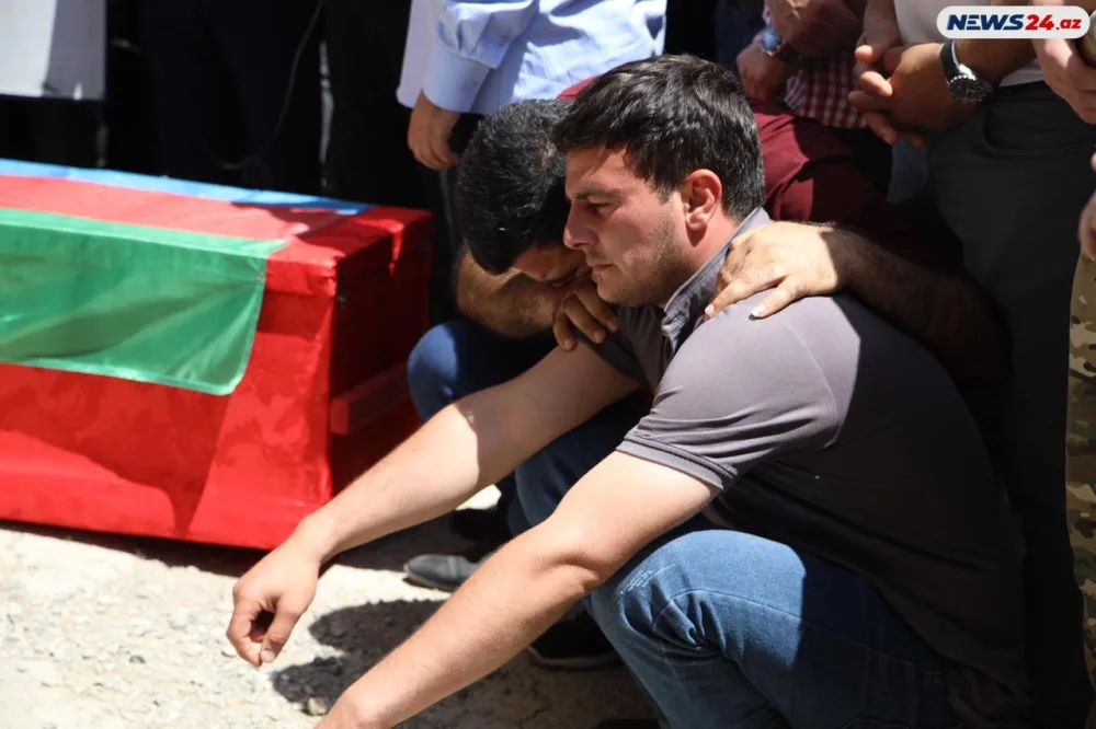 Kəlbəcərdə şəhid olan operator dəfn edildi - YENİLƏNDİ - FOTOLAR/VİDEO