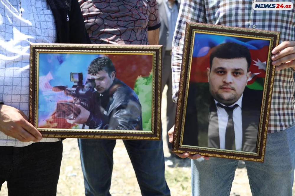 Kəlbəcərdə şəhid olan operator dəfn edildi - YENİLƏNDİ - FOTOLAR/VİDEO