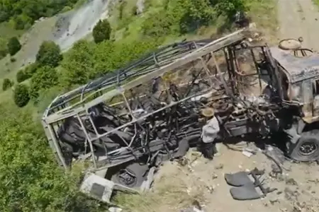 Siracla Məhərrəmin minaya düşdüyü yerdən dron görüntüləri - Video