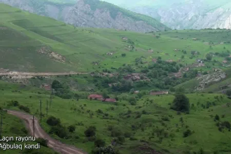 Laçın rayonunun Ağbulaq kəndindən videogörüntülər