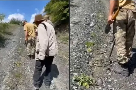 Məşhur fotoqraf Kəlbəcərdə minaya düşməkdən son anda xilas oldu - VİDEO