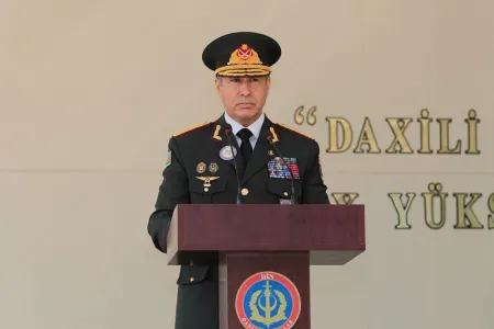 "44 günlük Vətən müharibəsində Daxili Qoşunların..." - VİLAYƏT EYVAZOV - FOTO/VİDEO