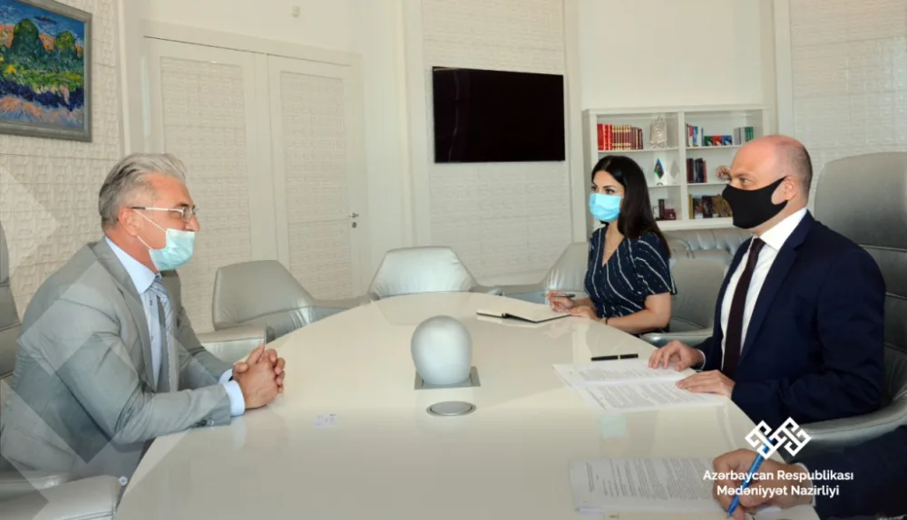 Azərbaycan ilə Xorvatiya arasında mədəni əlaqələr müzakirə edildi - FOTOLAR