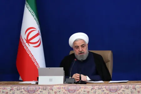 Ruhani İbrahim Rəisini təbrik etdi