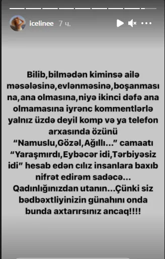 "Bədbəxtliyinizin günahını..." - İlkinin xanımından "Fəlakət"in - BOŞANMASINA REAKSİYA