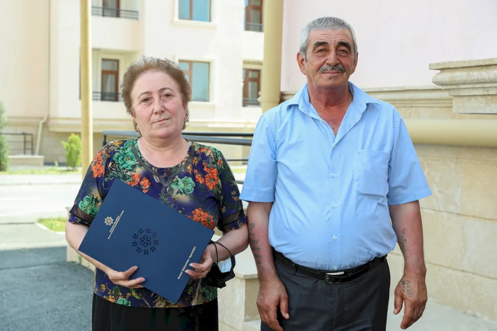 Şəhid ailələri və qazilərə daha 30 mənzil təqdim edildi