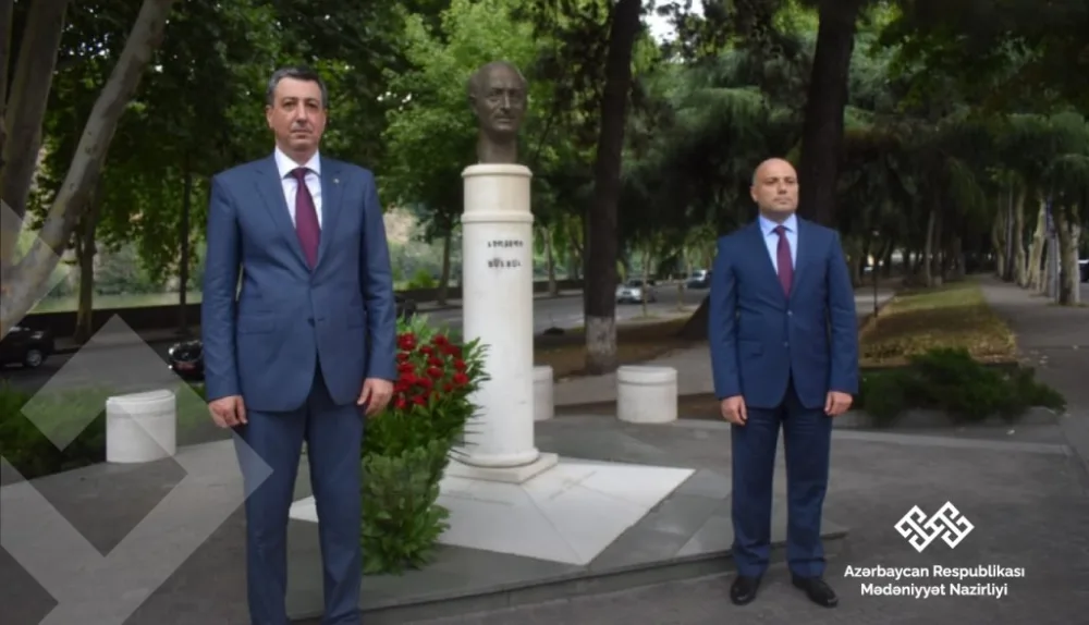 Mədəniyyət naziri Tbilisidə Cəlil Məmmədquluzadənin ev muzeyində - Fotolar