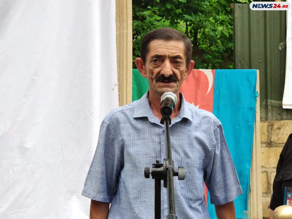 Tovuz döyüşləri şəhidi Elşad Məmmədovun abidəsi ucaldıldı - Fotolar