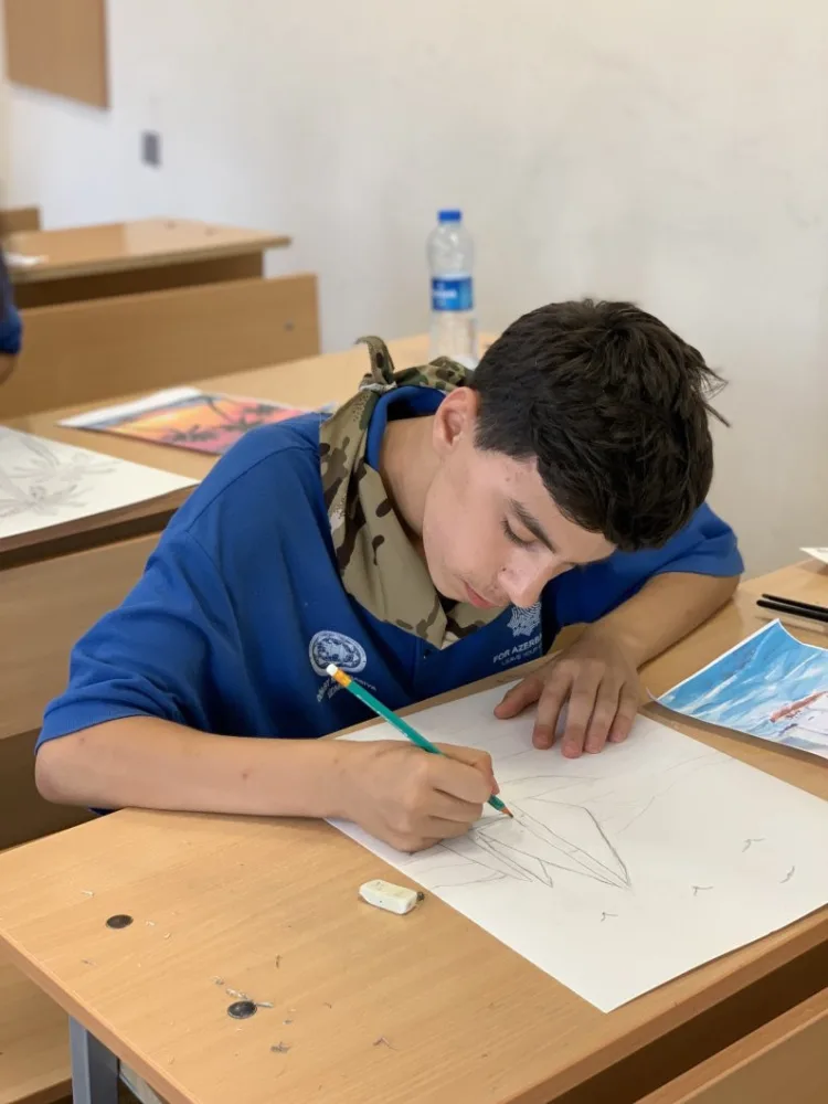 "Qaliblər düşərgəsi"nin iştirakçıları bacarıqlarını nümayiş etdirdilər - Fotolar