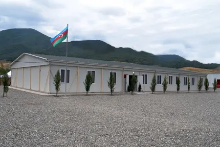 Ağdamda yeni hərbi hissənin açılışı oldu - Foto/Video