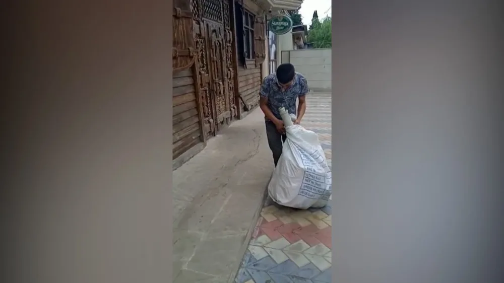 Çay evindən oğurluq edən şəxs belə saxlanıldı - Foto/Video