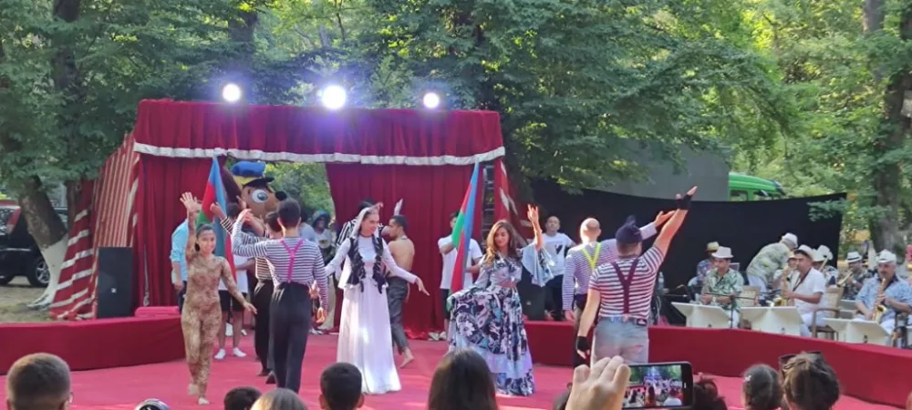 Bakı Dövlət Sirkinin regionlarda çıxışlarına start verildi - Fotolar