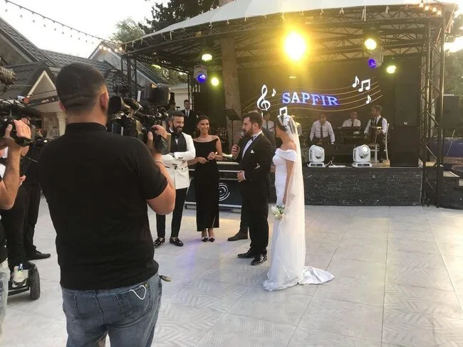 Teleaparıcı Cavid Gülün toyuna məşhurlar axın etdi - FOTOLAR