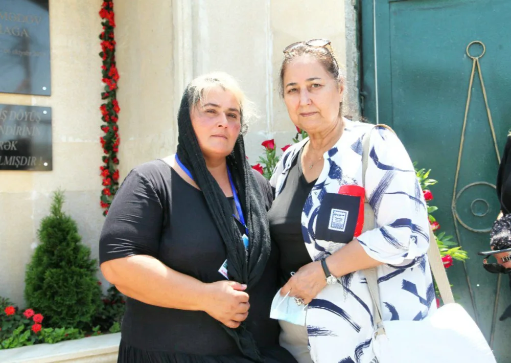 Şəhid Əliağa Məmmədova həsr edilən xatirə lövhəsinin açılışı oldu - FOTOLAR