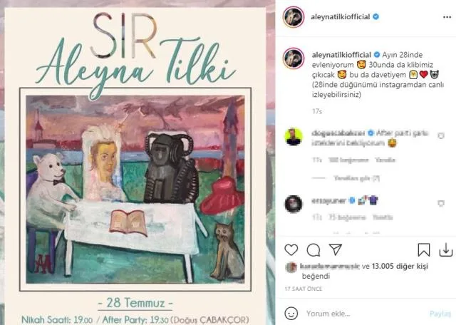 Aleyna Tilki ailə həyatı qurur? - FOTO