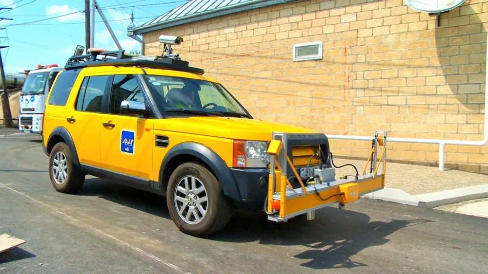 Şamaxının yol infrastrukturu müasir səviyyədə yenidən qurulur - FOTOLAR