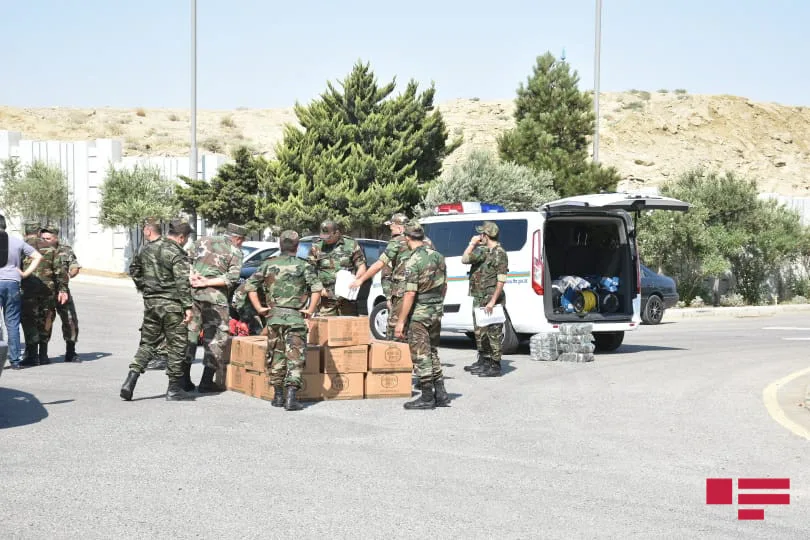 FHN-in yanğın-xilasetmə qüvvələrinin növbəti qrupu Türkiyəyə yola düşdü - FOTO