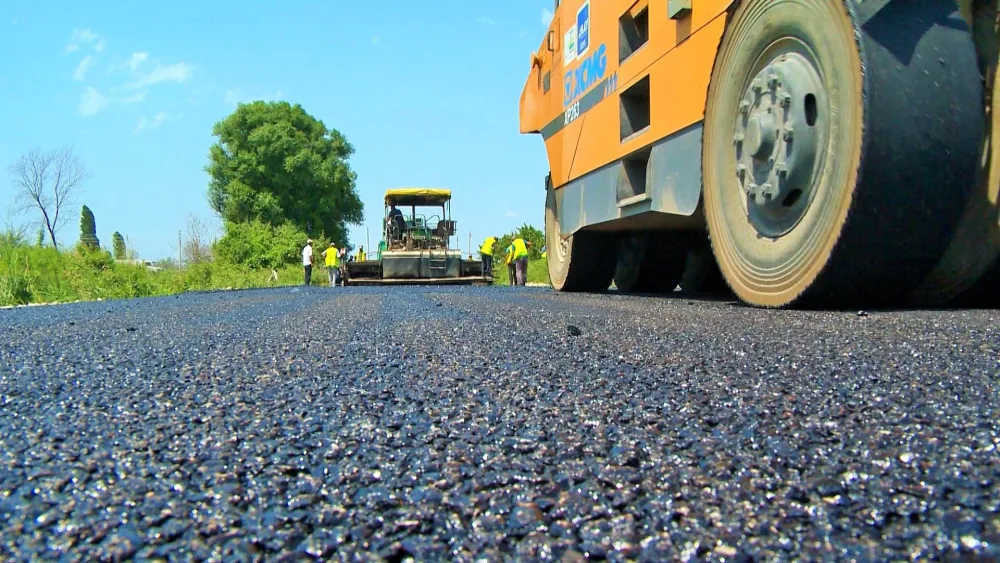 Şabranda avtomobil yolunun yenidən qurulması yekunlaşır- - Fotolar