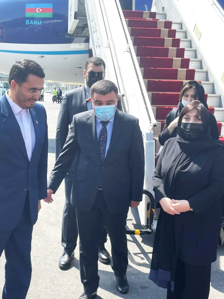 Sahibə Qafarova İbrahim Rəisinin andiçmə mərasimi üçün İrana getdi - Fotolar