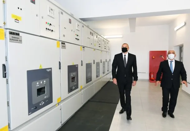 İlham Əliyev “Suraxanı” yarımstansiyasının açılışında - FOTO/Video