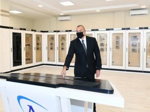 İlham Əliyev “Suraxanı” yarımstansiyasının açılışında - FOTO/Video