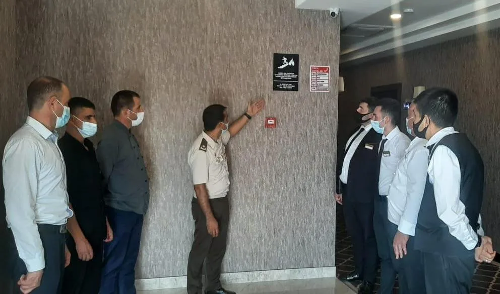 İstirahət mərkəzlərində yanğın təhlükəsizliyi ilə bağlı maarifləndirmə tədbirləri keçirildi - Fotolar