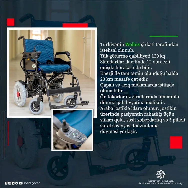 Bu il 700 əlilə təkərli oturacaq verilib