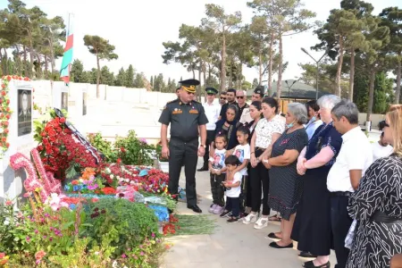 Şəhid ədliyyə kapitanının anım mərasimi keçirildi