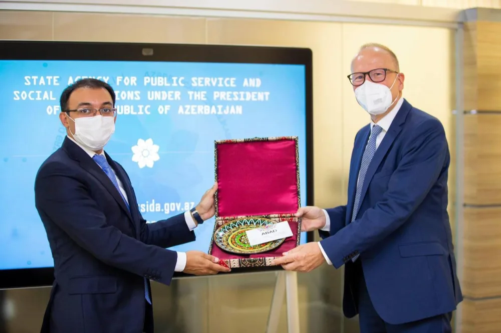 Ülvi Mehdiyev GIZ-in nümayəndə heyəti ilə görüşdü