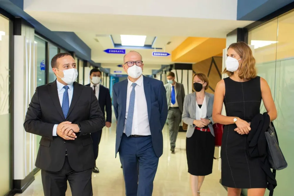 Ülvi Mehdiyev GIZ-in nümayəndə heyəti ilə görüşdü