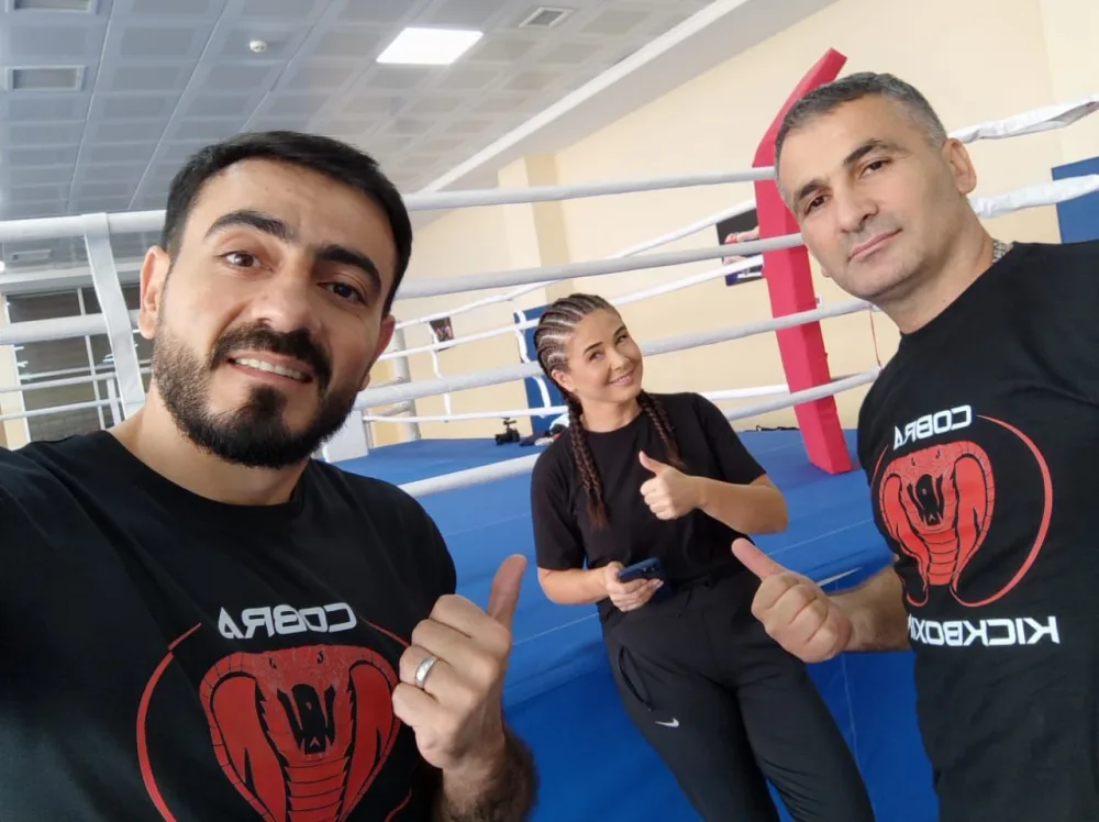 Elnarə Xəlilova boksçu qız obrazında - FOTOLAR