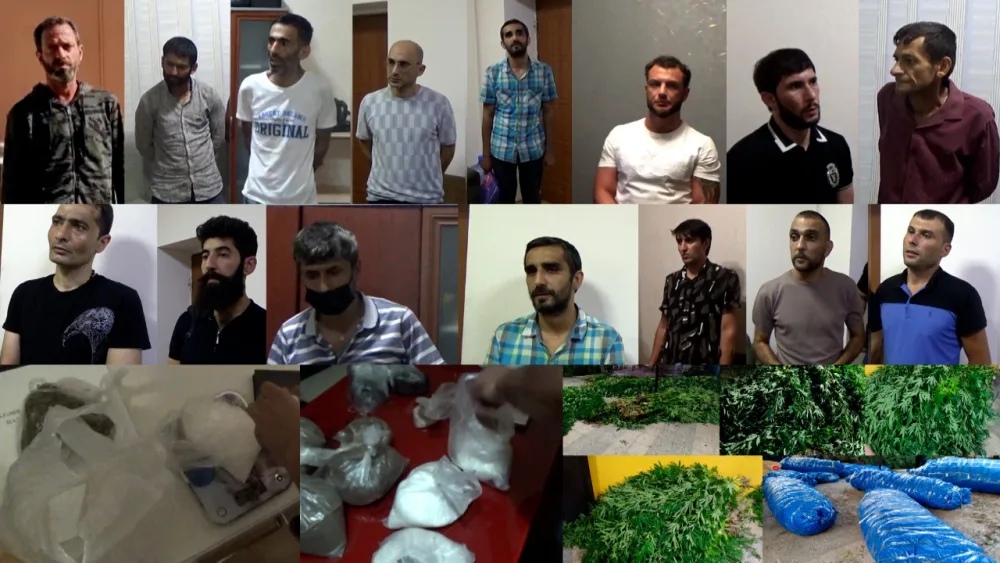 Narkotik satışı ilə məşğul olan şəbəkənin daha 15 üzvü saxlanıldı - Video/Fotolar