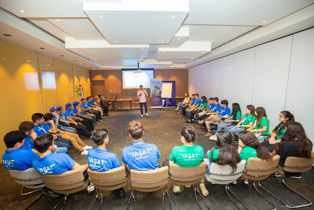 "YAŞAT" düşərgəsinin altıncı həftəsində "Nə? Harada? Nə zaman?" yarışı təşkil olundu - FOTOLAR