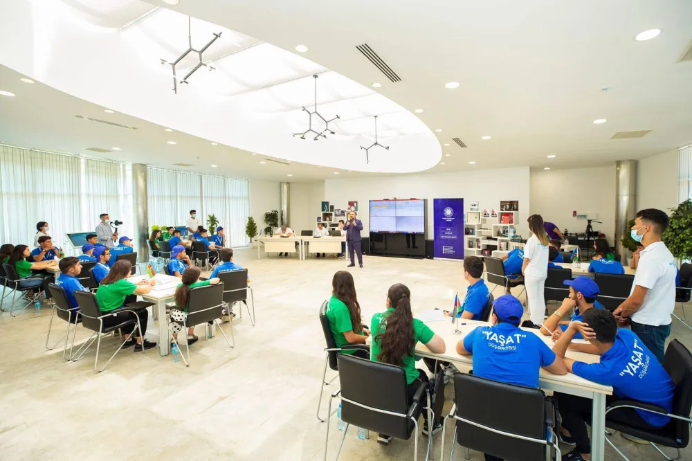 "YAŞAT" düşərgəsinin altıncı həftəsində "Nə? Harada? Nə zaman?" yarışı təşkil olundu - FOTOLAR