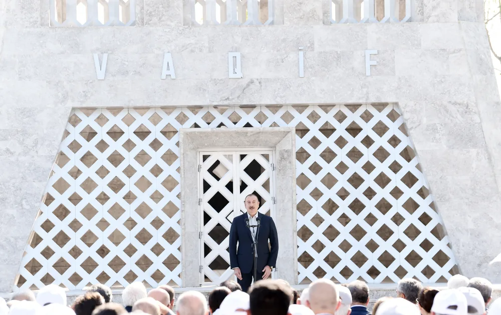 Prezidentlə xanımı Şuşada Vaqif Poeziya Günlərinin açılışında - VİDEO - YENİLƏNDİ