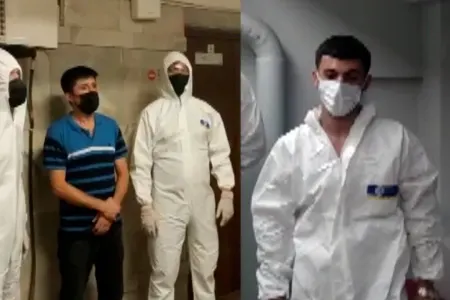 Koronavirus xəstələri ictimai nəqliyyatda belə saxlanıldı - Video/Foto