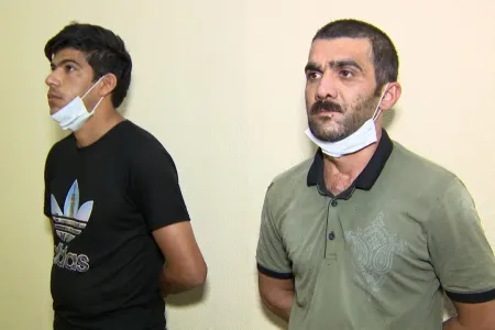 Vaqonların hava ötürücüsünü və boruları kəsib oğurladılar - Foto/Video