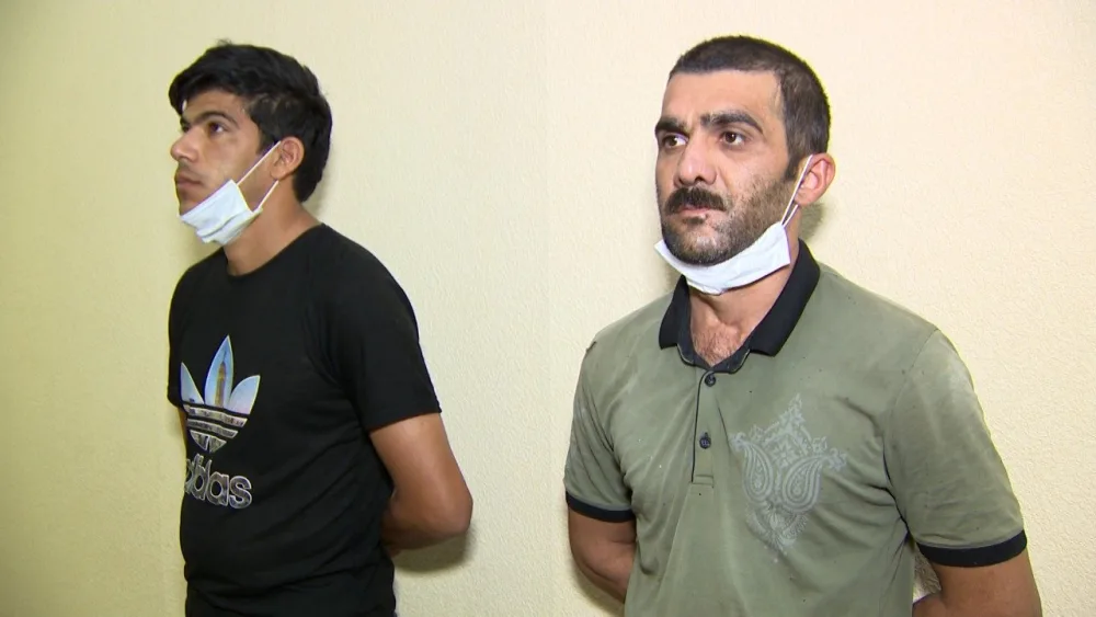 Vaqonların hava ötürücüsünü və boruları kəsib oğurladılar - Foto/Video