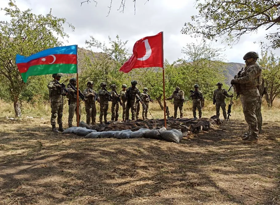Laçın rayonunda Azərbaycan-Türkiyə birgə təlimi başladı - Fotolar