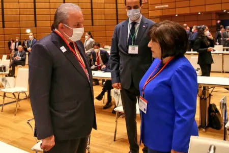 Azərbaycan və Türkiyənin parlament sədrləri görüşdü