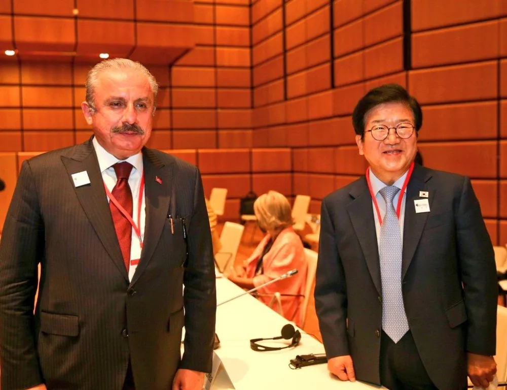 Azərbaycan və Türkiyənin parlament sədrləri görüşdü
