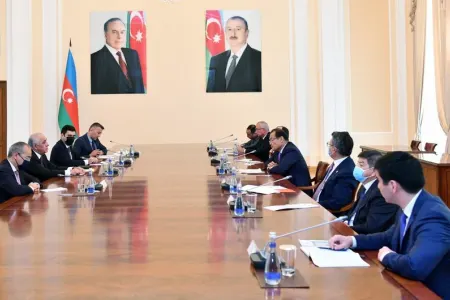 Əli Əsədov Türk Şurasının nümayəndə heyəti ilə görüşdü